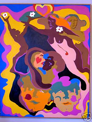 "Gender Mosaic" Acrylic Painting by AZ-ART